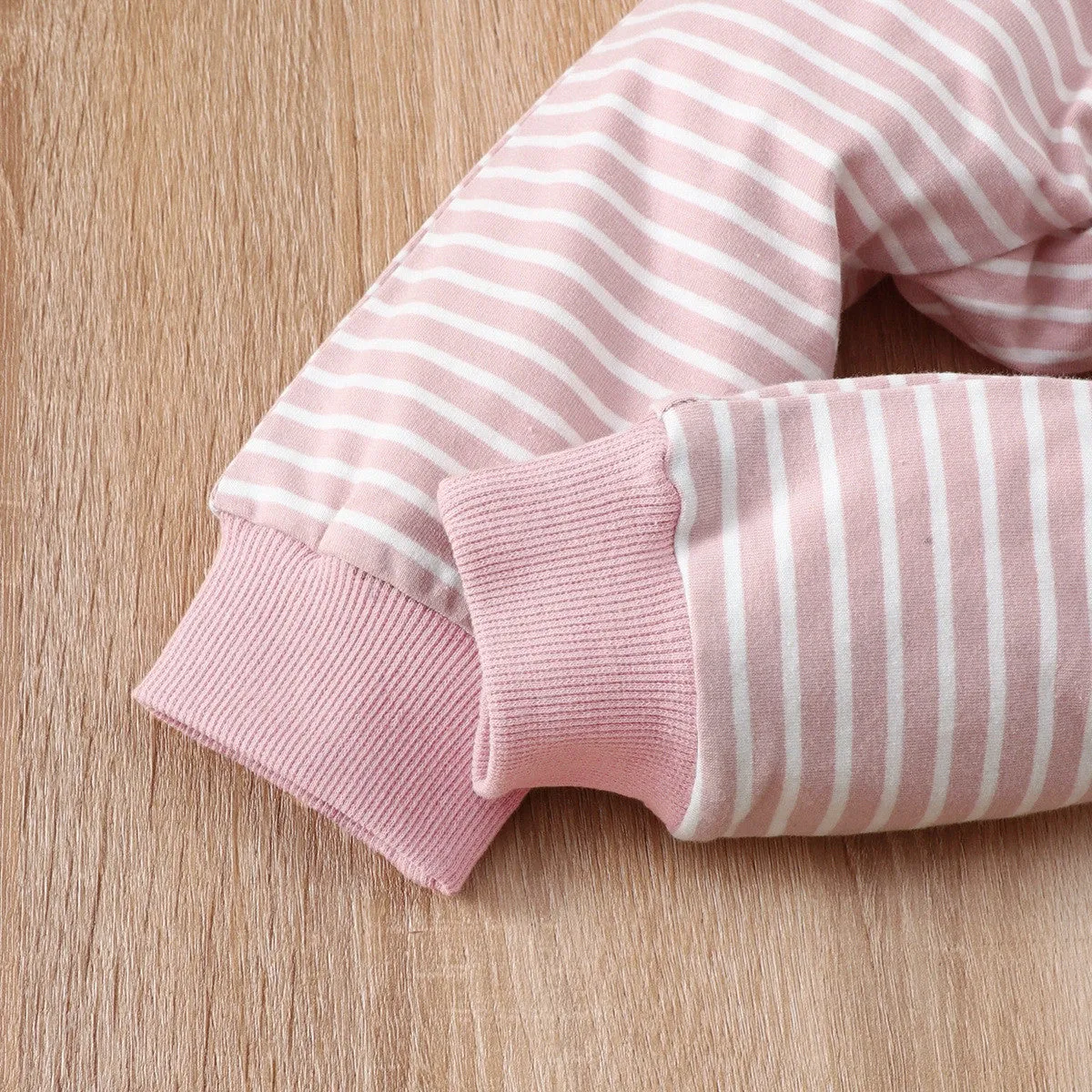 Striped Sweatshirt & Sweatpants Set