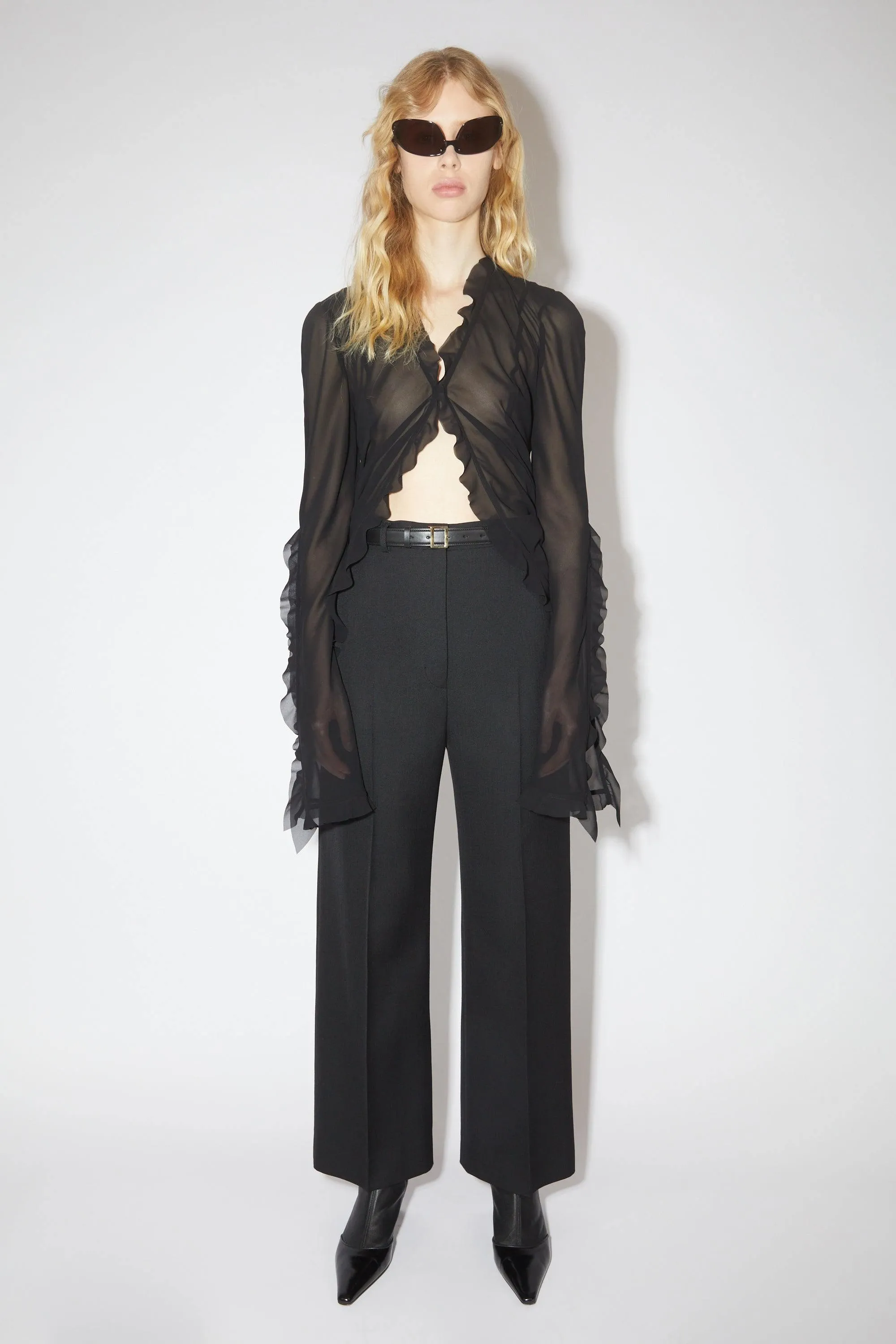 Suit, Black, Pants