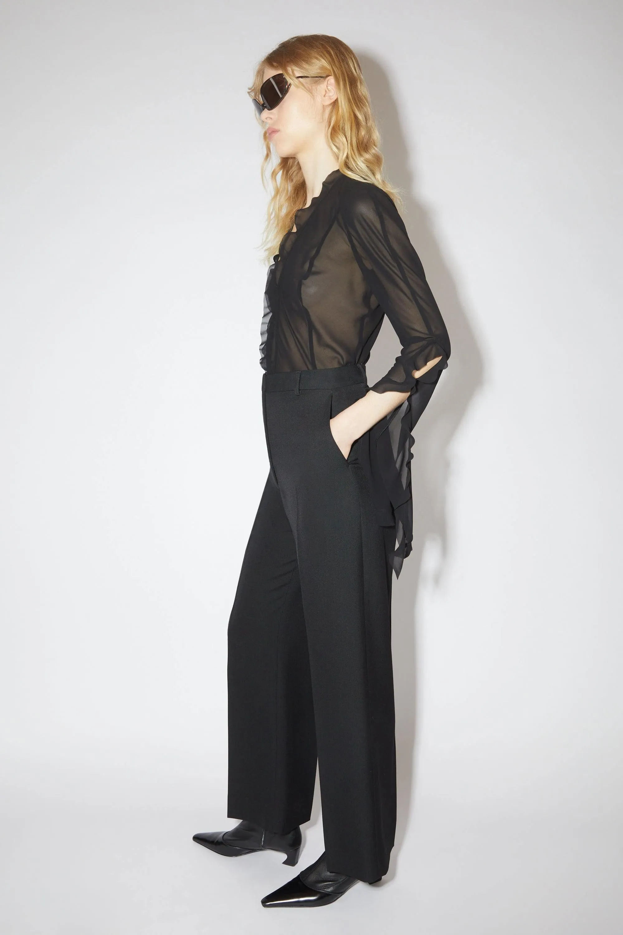 Suit, Black, Pants