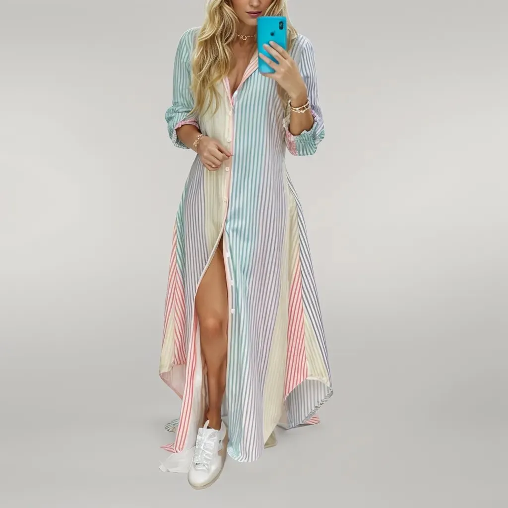 Sylis | Maxi Dress with Wrap Collar