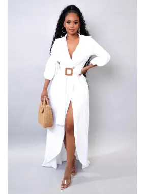 The White Wrap Dress