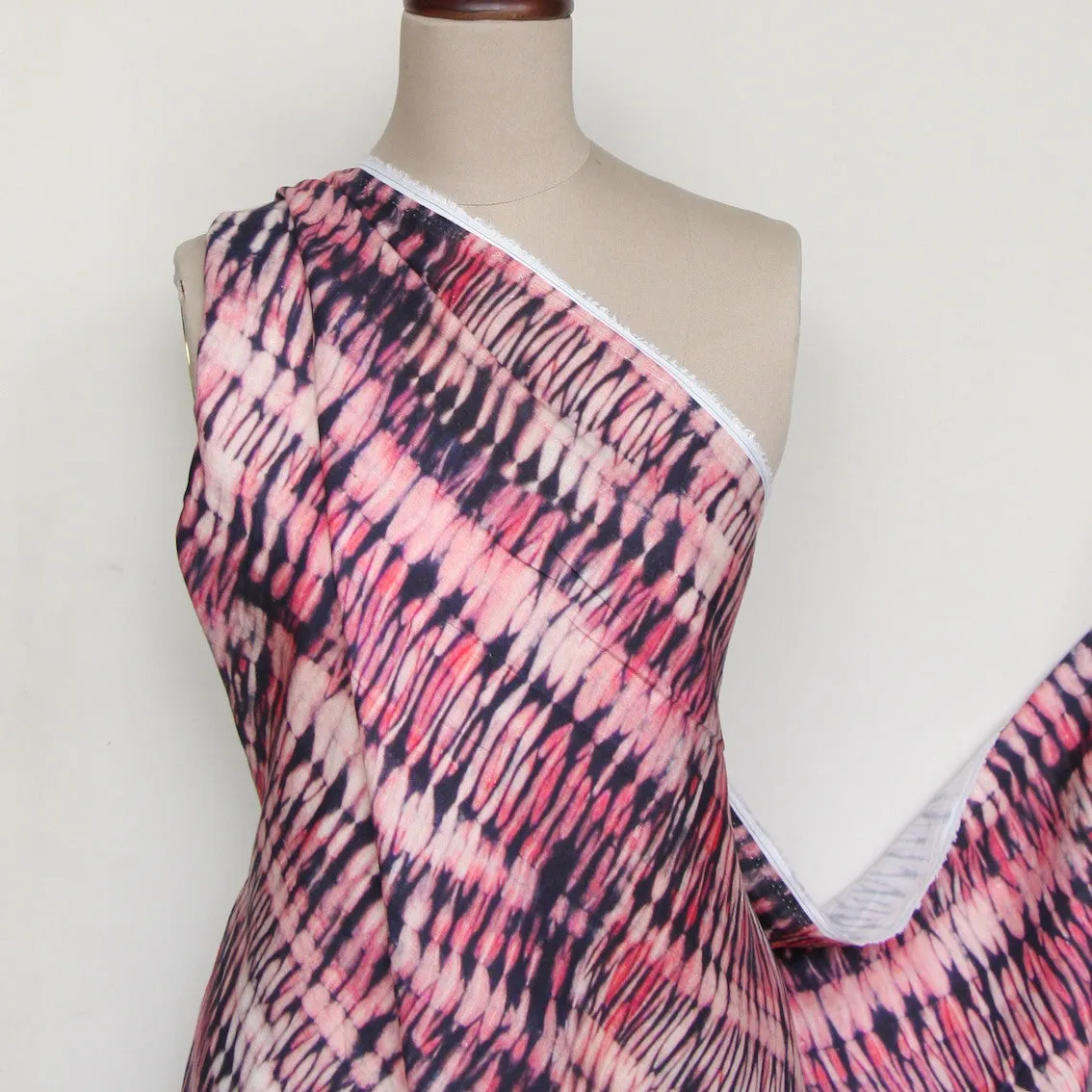 Tie Dye Dusk Washed Printed Linen