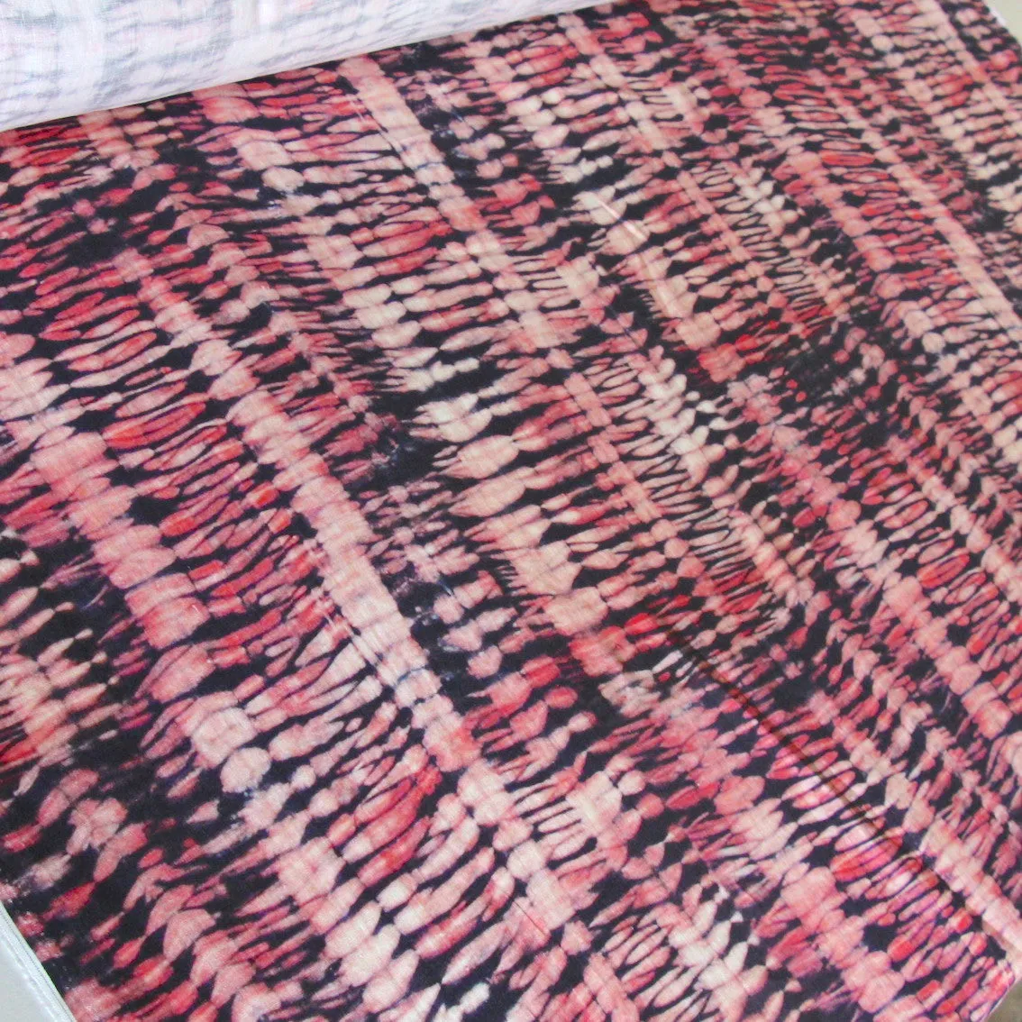 Tie Dye Dusk Washed Printed Linen