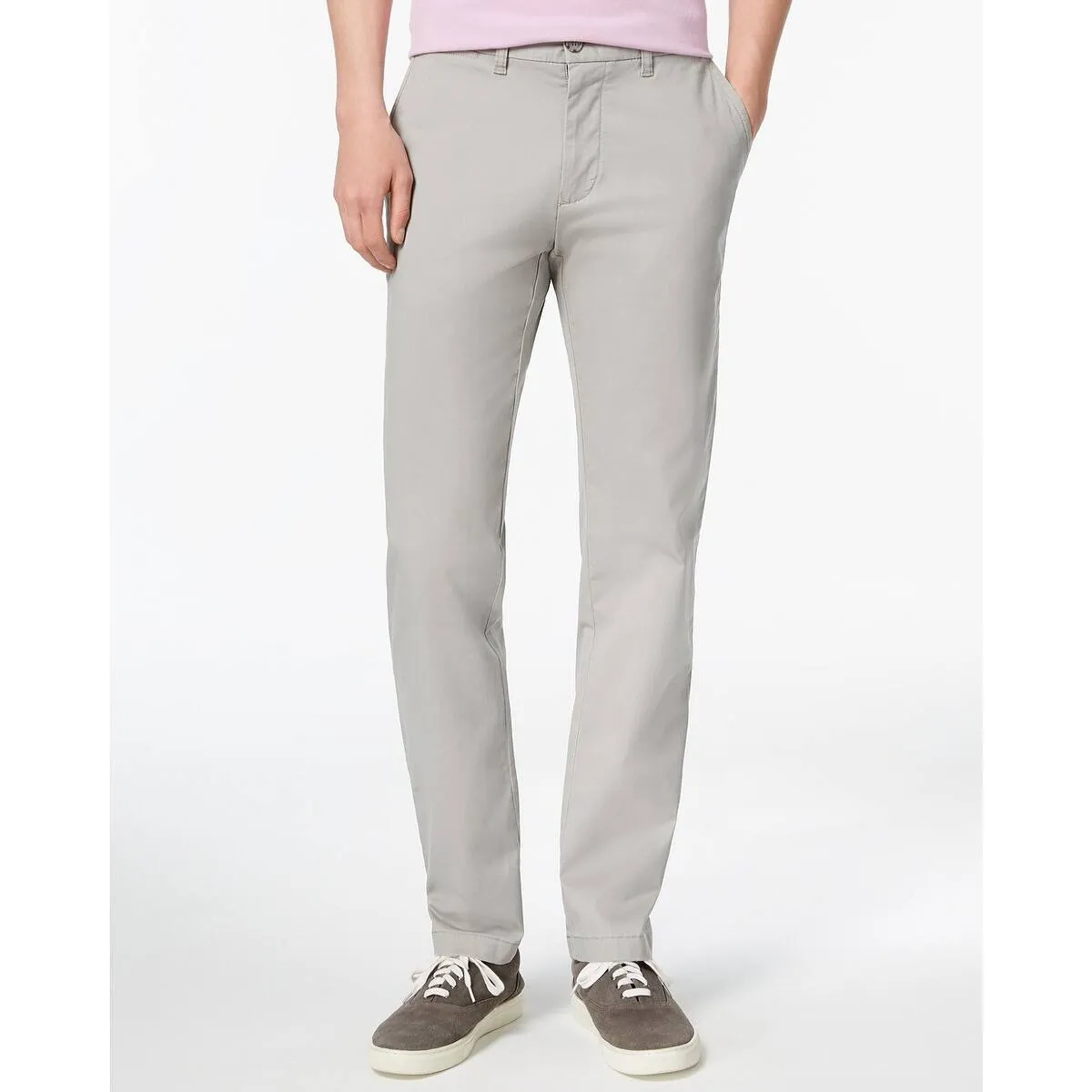 Tommy Hilfiger Men's Custom Fit Chino Pants Drizzle