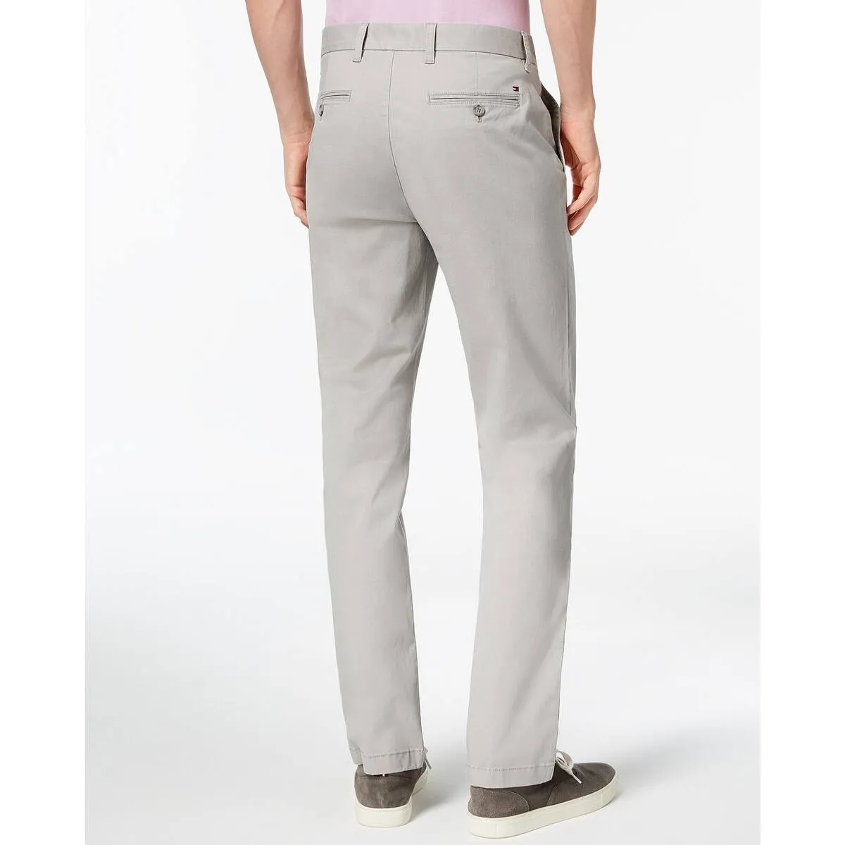 Tommy Hilfiger Men's Custom Fit Chino Pants Drizzle