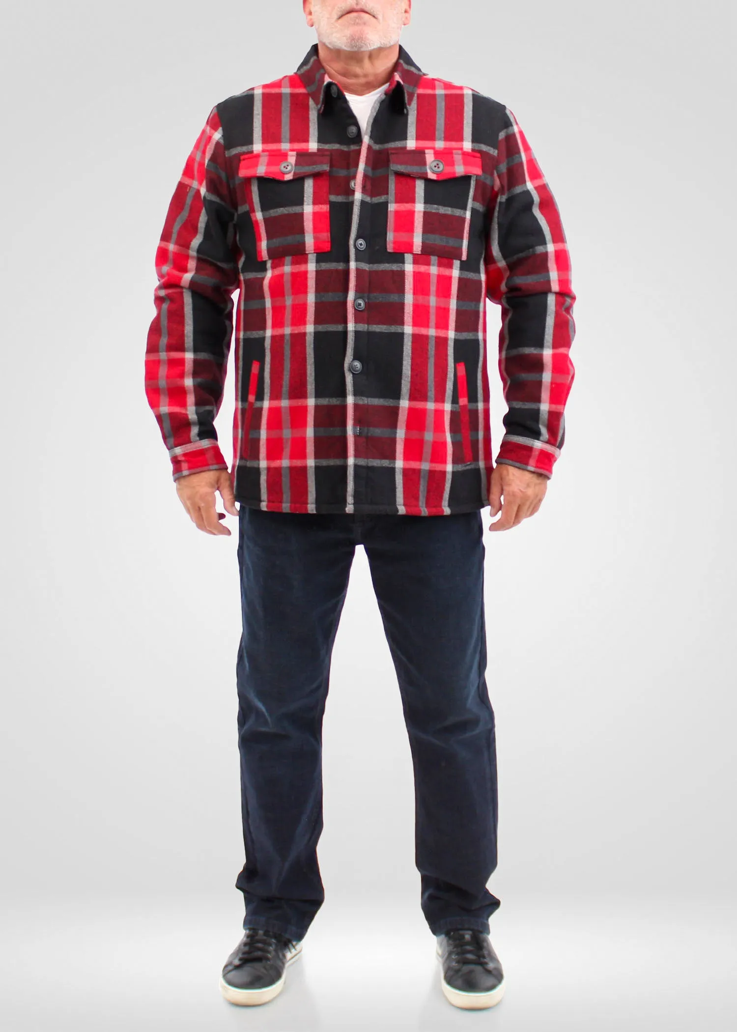 URBAN LAUNDRY Red Shacket