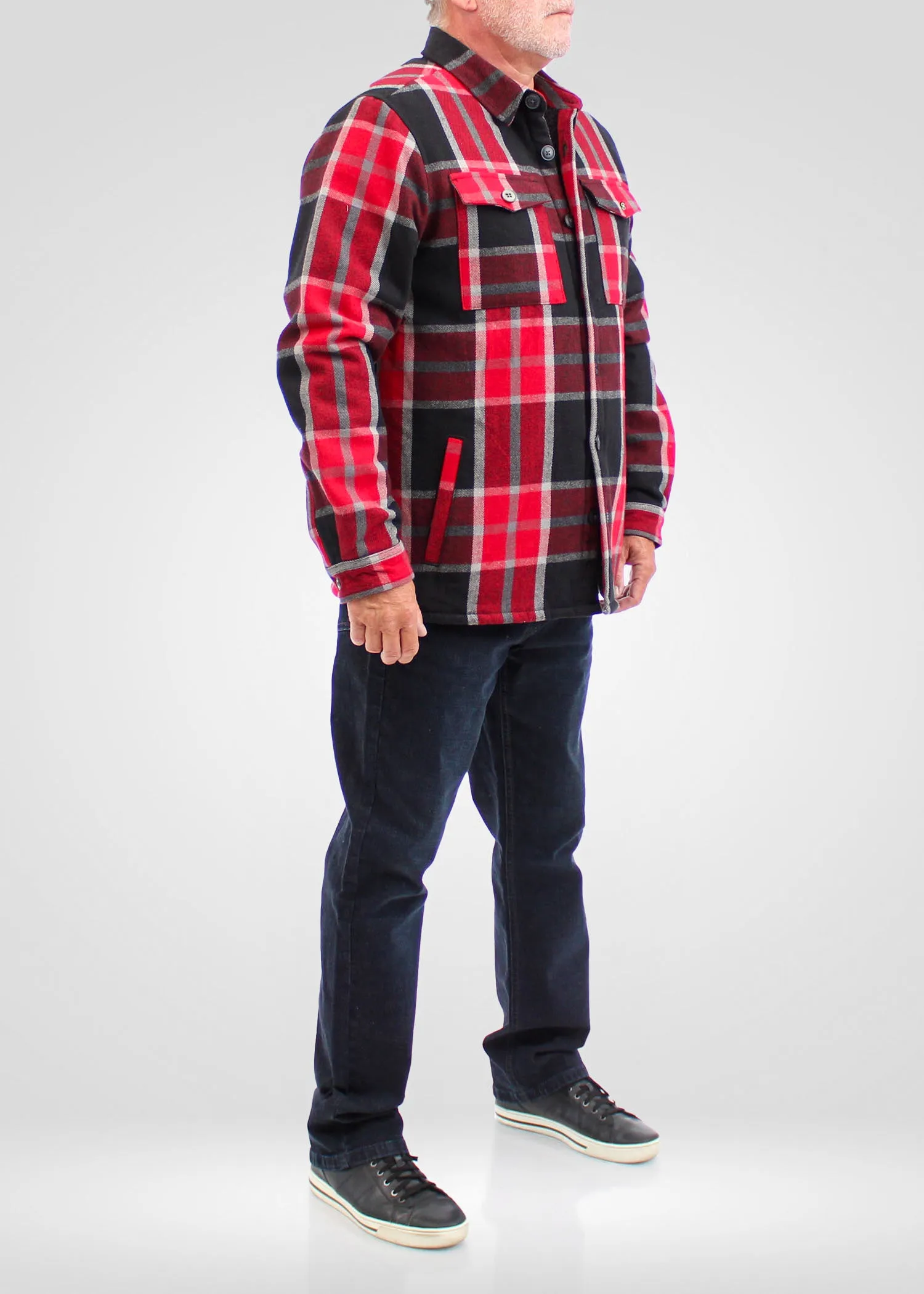URBAN LAUNDRY Red Shacket