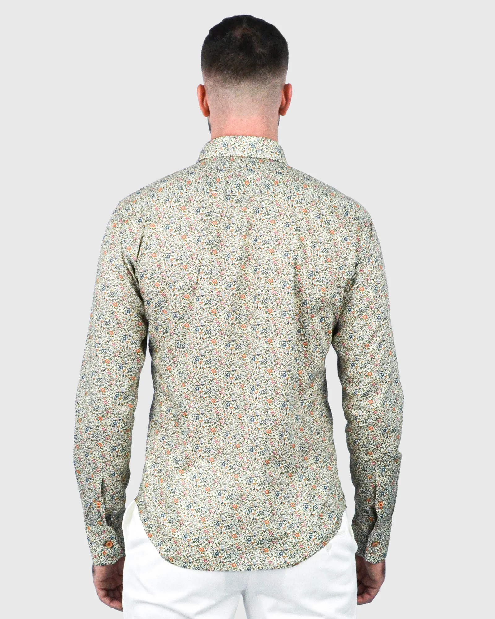 VINCENT & FRANKS W2303638021D MULTY LIBERTY PRINT SLIM SC SHIRT