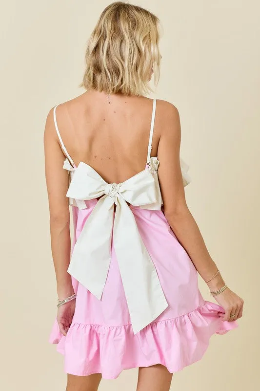 What A Feeling Ruffle Babydoll Dress- Pink