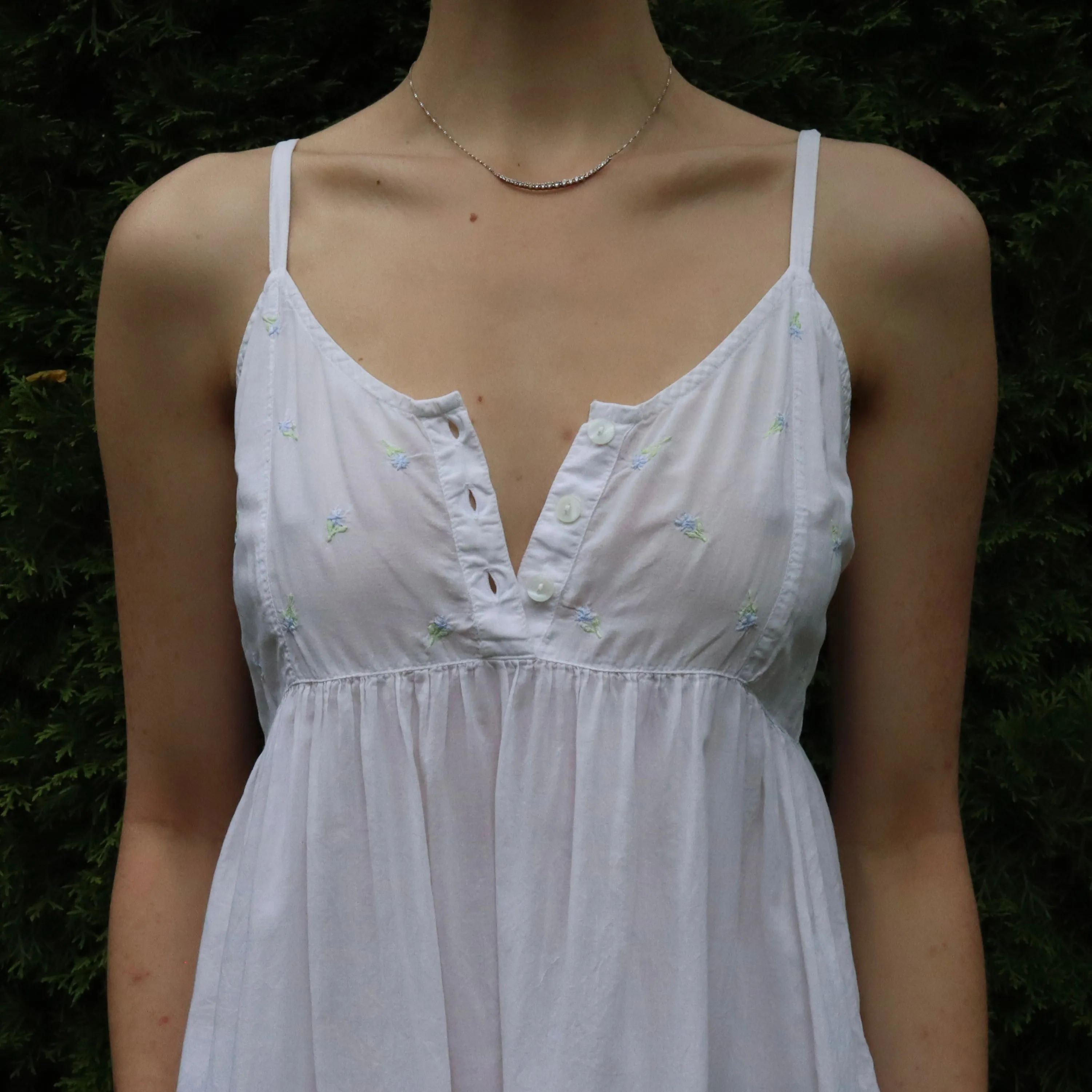 White Babydoll Dress (Medium)