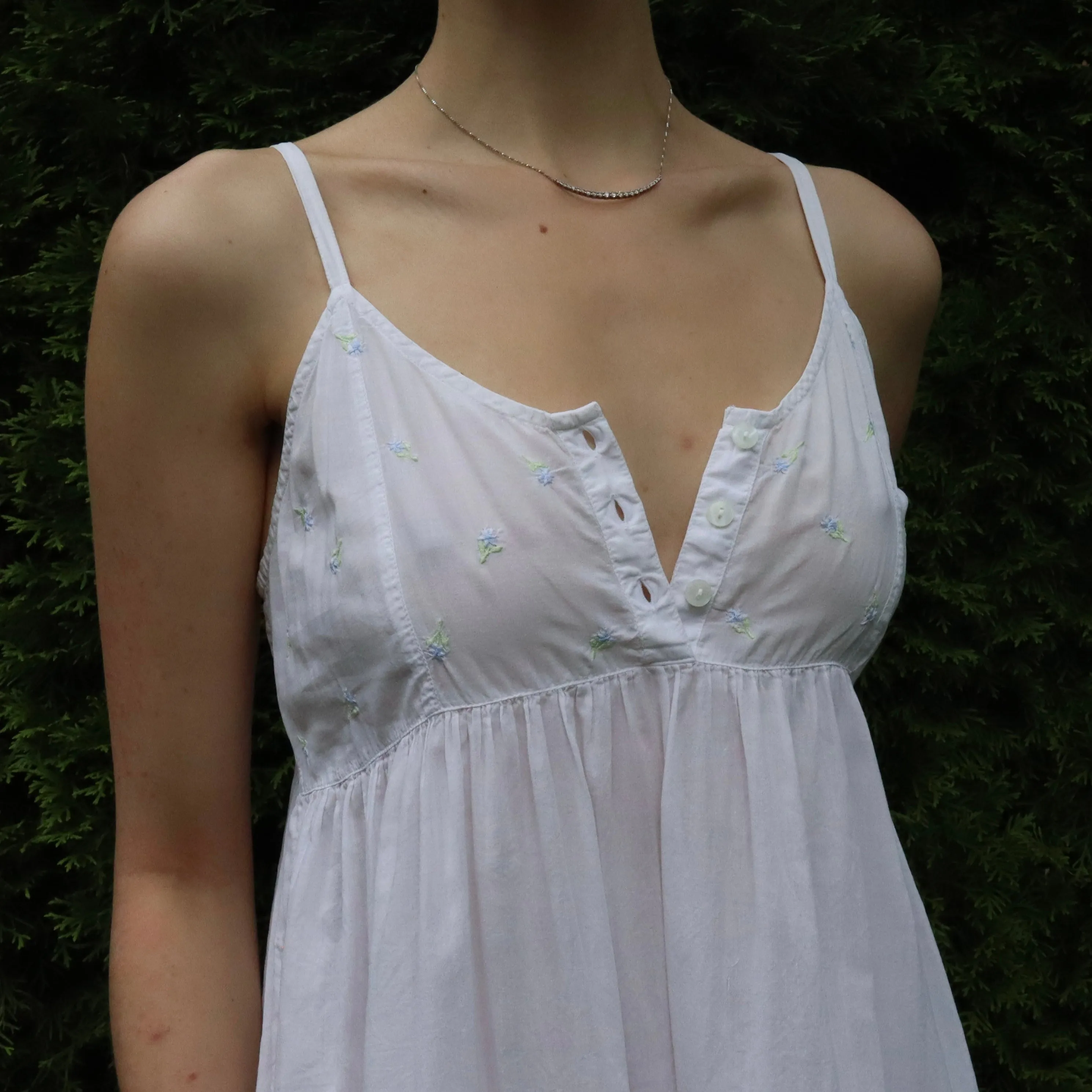 White Babydoll Dress (Medium)