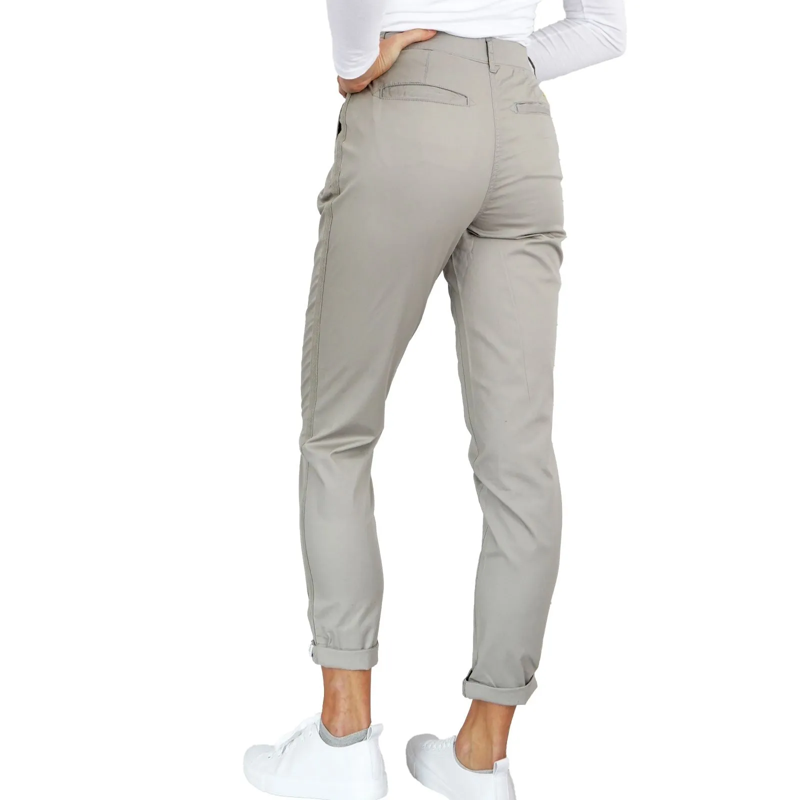White Stuff Paperweight Lightweight Cotton Chino Grey