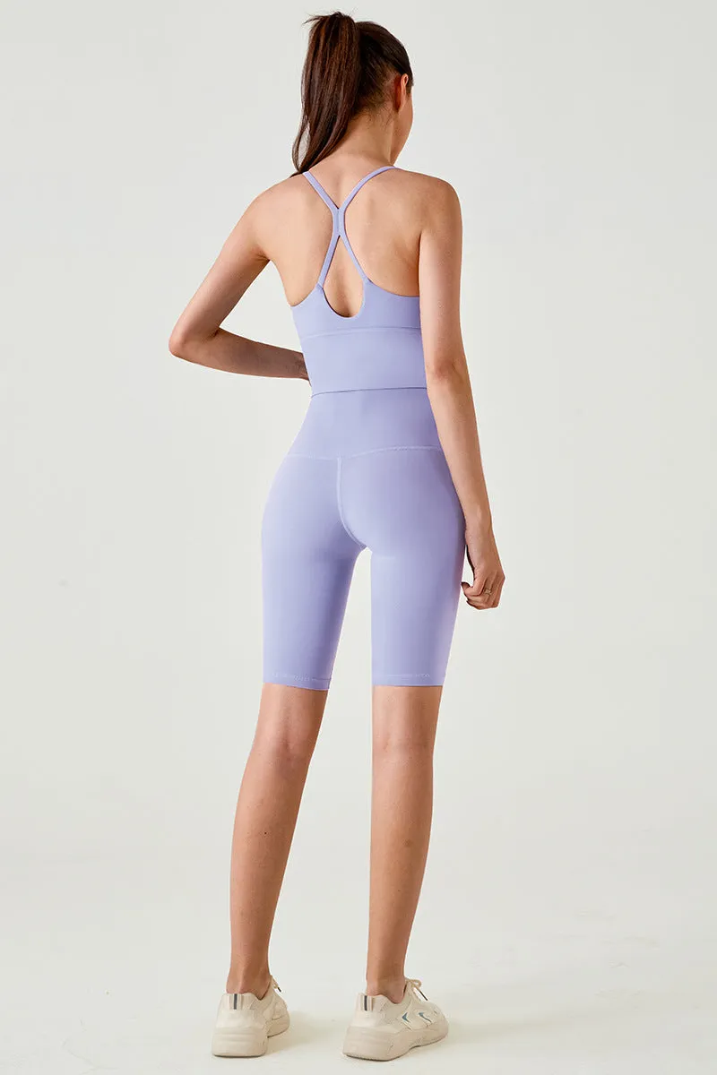 Wholesale High-Waisted Women's Quick Dry Yoga Shorts