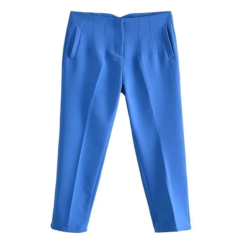 Women's Office Wear Straight Pants