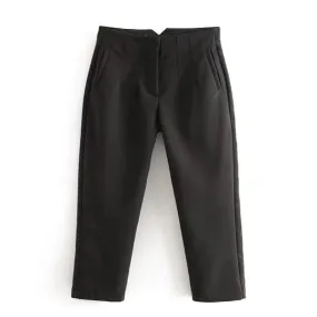 Women's Office Wear Straight Pants