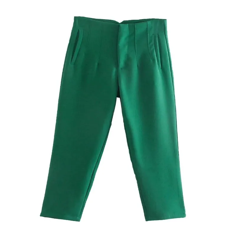Women's Office Wear Straight Pants