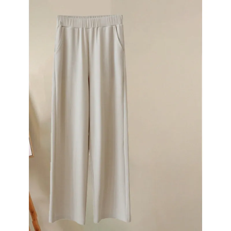 Women's Silk Ankle Length Summer Pants