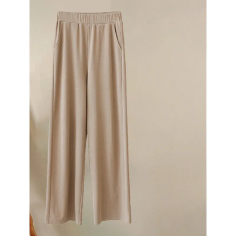 Women's Silk Ankle Length Summer Pants