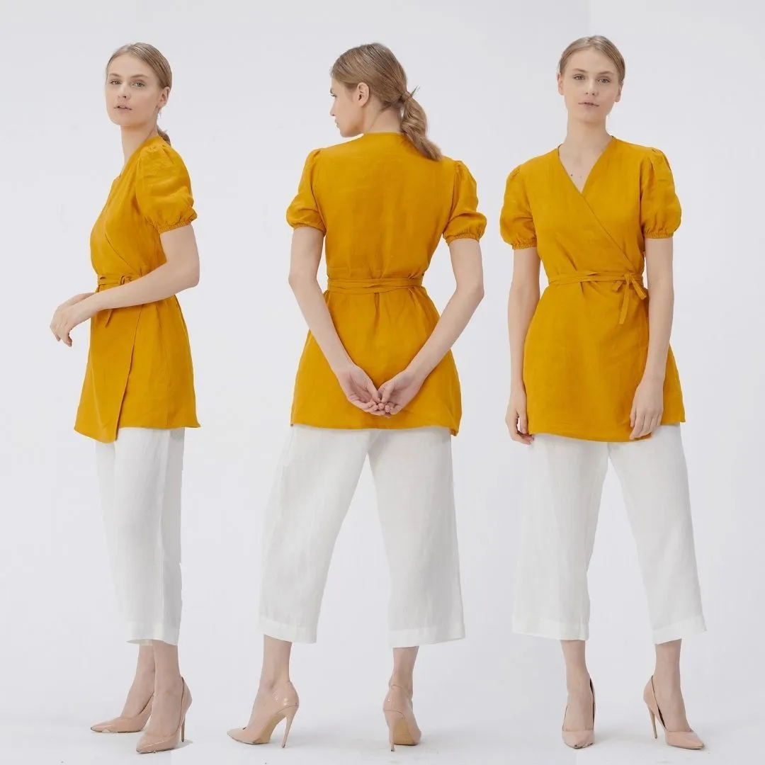 Wrap Linen Tunic