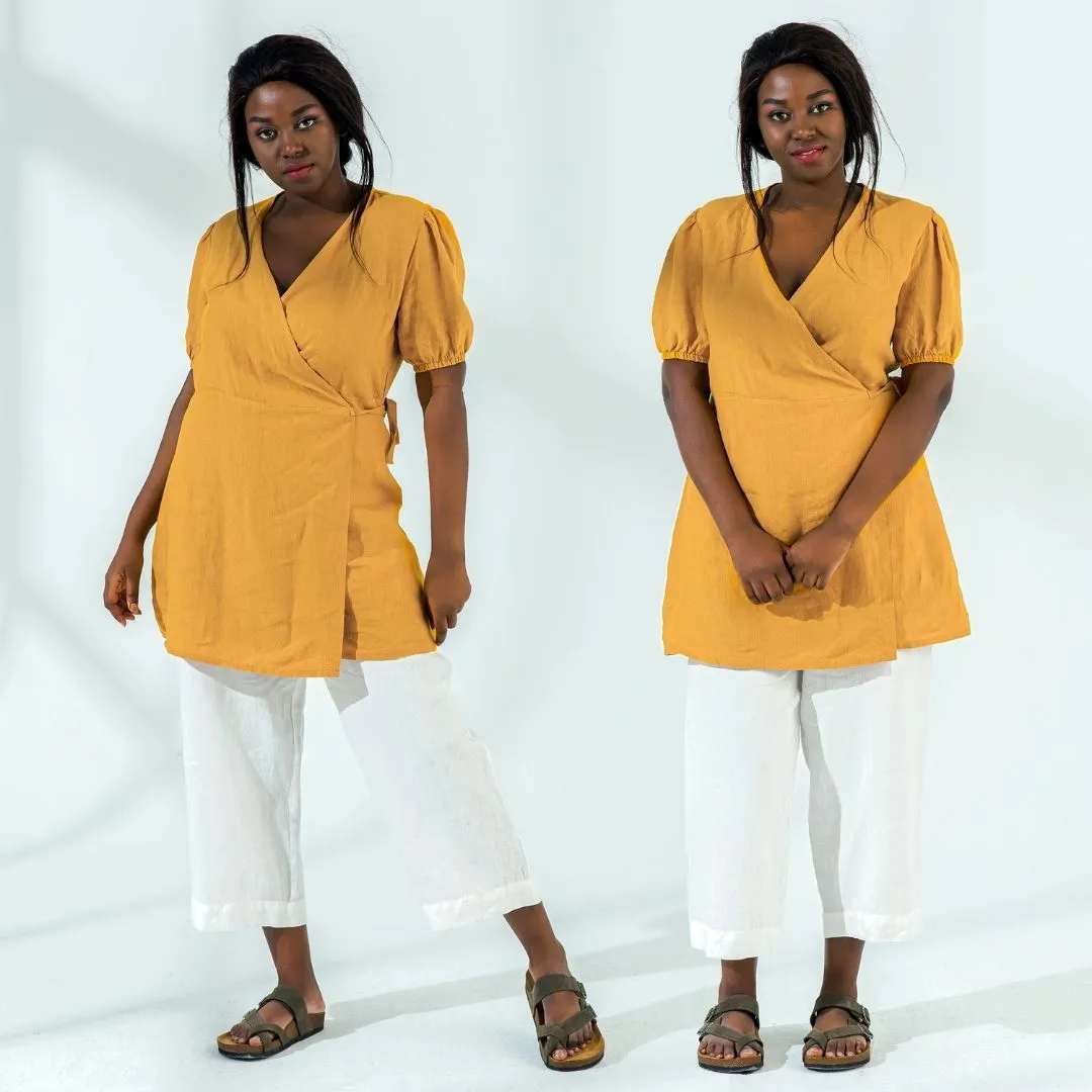 Wrap Linen Tunic