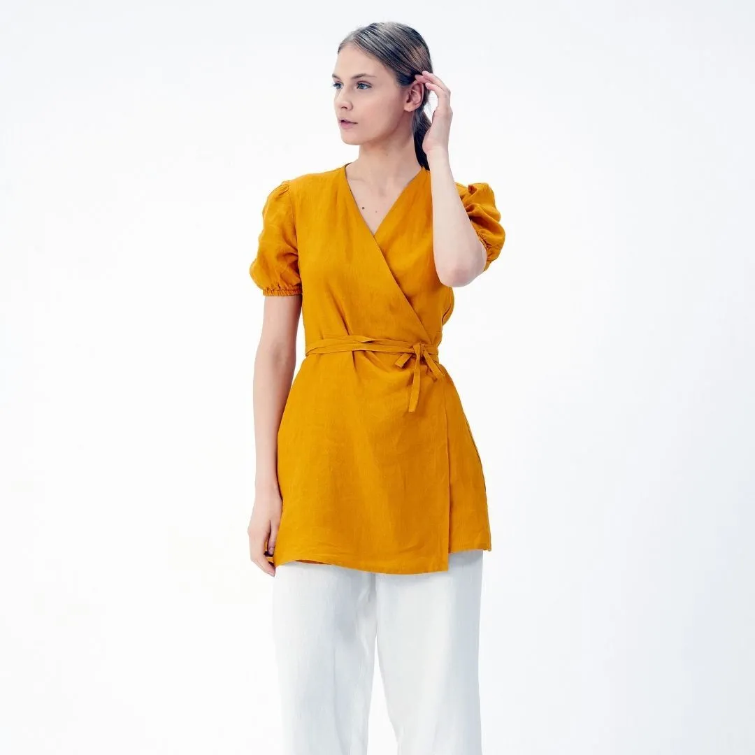 Wrap Linen Tunic